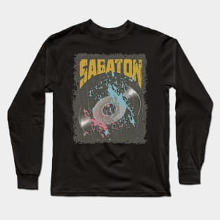 Sabaton Vintage Vynil Long Sleeve T-Shirt